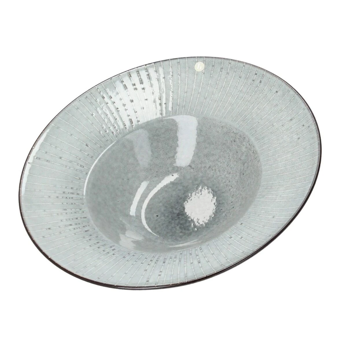 Broste Copenhagen Nordic Sea Pastabord ø 29 Cm H 7 Cm Aardewerk Blauw - Image 2