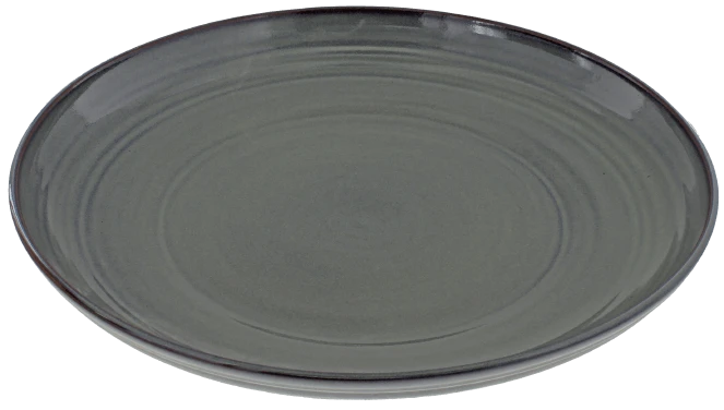 Oldenhof 1821 Serveerbord ø 45 Cm Aardewerk Olijfgrijs