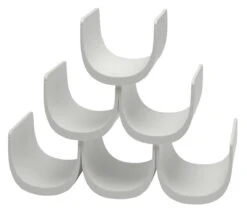 Alessi Noè Wijnrek 6 Flessen Kunststof Wit