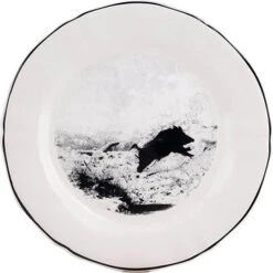 Gien Chambord Sanglier Dessertbord ø 23,2 Cm Keramiek