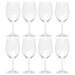 Riedel Vinum Bordeaux / Cabernet Sauvignon / Merlot Rode Wijnglas 610 Ml Kristalglas 8 Stuks
