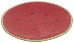 Bordallo Watermeloen Bord ø 21,5 Cm Aardewerk Rood
