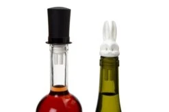 Peleg Barney Wijnschenktuit En Wijnstop ø 4,1 Cm Kunststof Wit