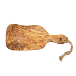 Bowls And Dishes Pure Olive Wood Serveerplank Met Handvat 35 Cm Olijfhout