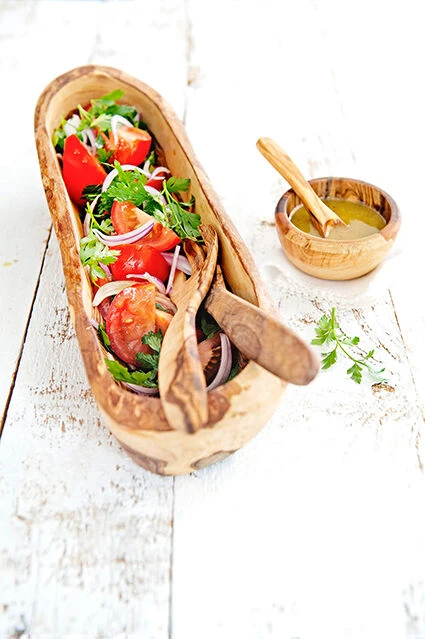 Bowls And Dishes Pure Olive Wood Slacouvert 4-tand 25 Cm Olijfhout - Image 2
