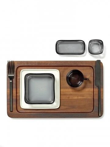 Serax HEII Marcel Wolterinck Dienblad 25 X 16 Cm H 2 Cm Hout Donkerbruin - Image 3