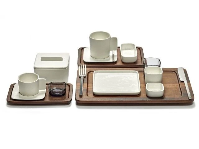 Serax HEII Marcel Wolterinck Dienblad 25 X 16 Cm H 2 Cm Hout Donkerbruin - Image 2