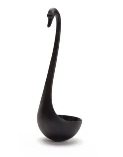 Ototo Swanky Drijvende Soeplepel 27,5 Cm Kunststof Zwart